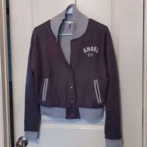 Victoria's Secret Gray Felt and Knit Jacket S